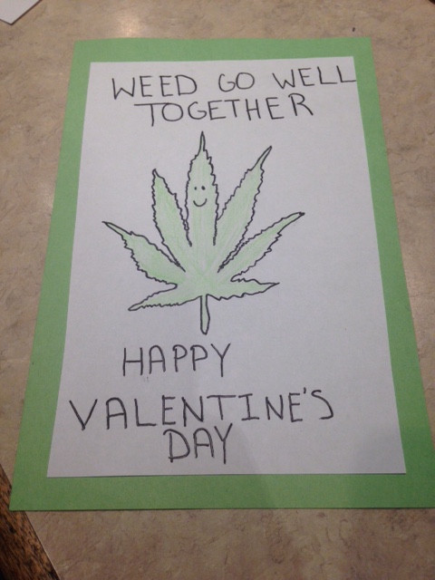 "Weed go well together"